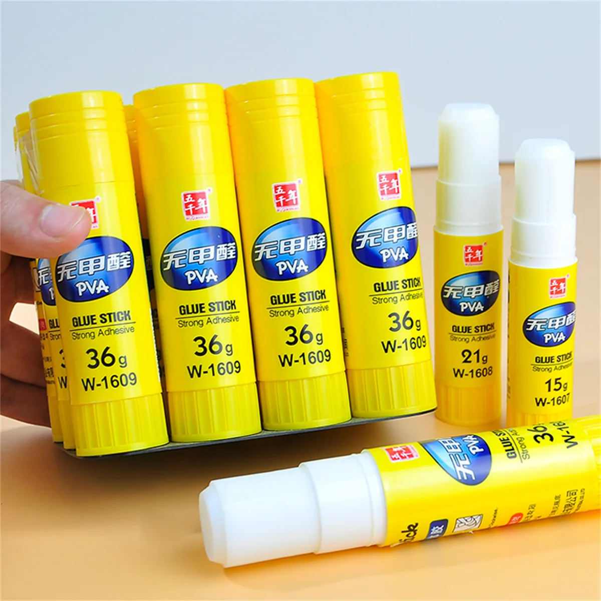 3/5PCS High Viscosity Solid Glue Stick Safety Adhesive Home Office Glue Sticks For DIY Art Paper Card Photo Stationery  9-36G