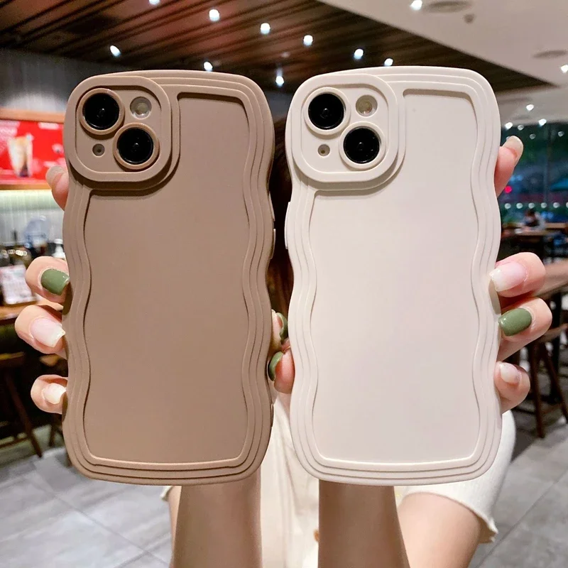 Luxury Wavy lines Phone Case For iPhone 17 16 15 14 13 12 11 Pro Max X Xs XR Max Plus Air Matte Shockproof Soft Silicone Cover - AliExpress 202192403 Luxury Wavy lines Phone Case For iPhone 17 16 15 14 13 12 11 Pro Max X Xs XR Max Plus Air Matte Shockproof Soft Silicone Cover - AliExpress 202192403