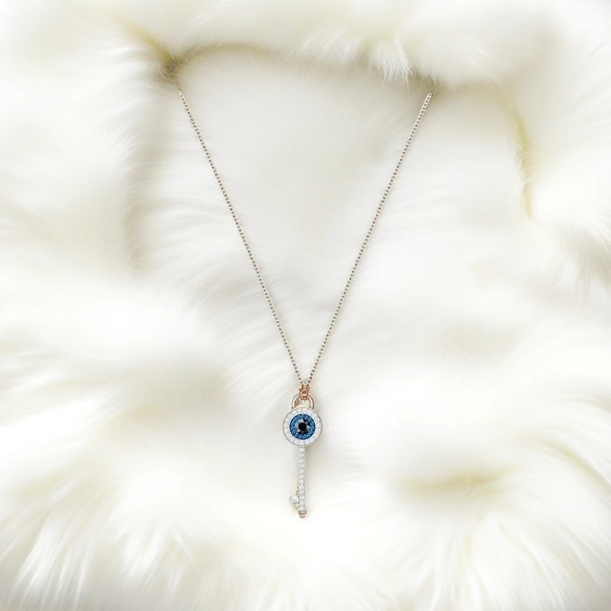 

Advanced necklace sapphire with diamond s925 banquet party engagement wedding white-collar atmosphere