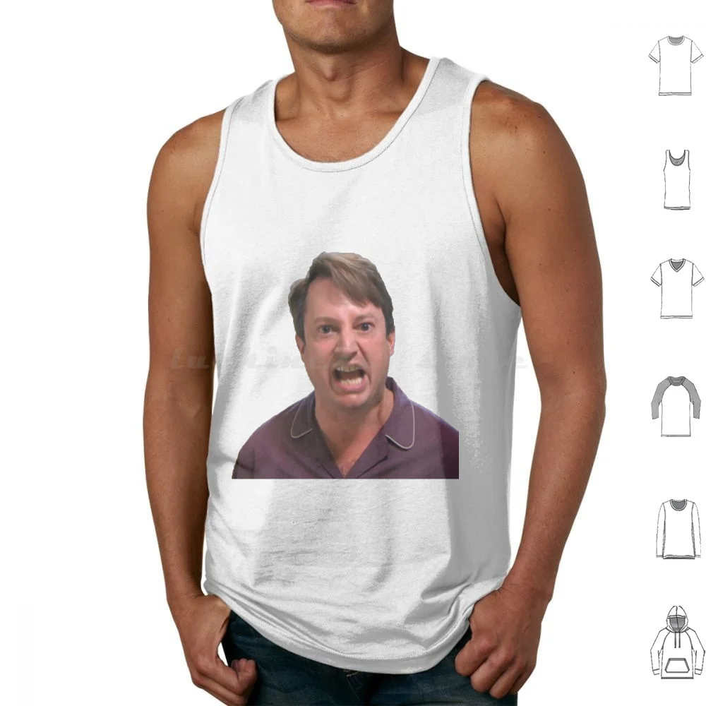 Mark Corrigan Christmas Tank Tops Vest Sleeveless Peep Show Mark Corrigan David Mitchell Peep Comedy Funny Jez Super Hans Tv