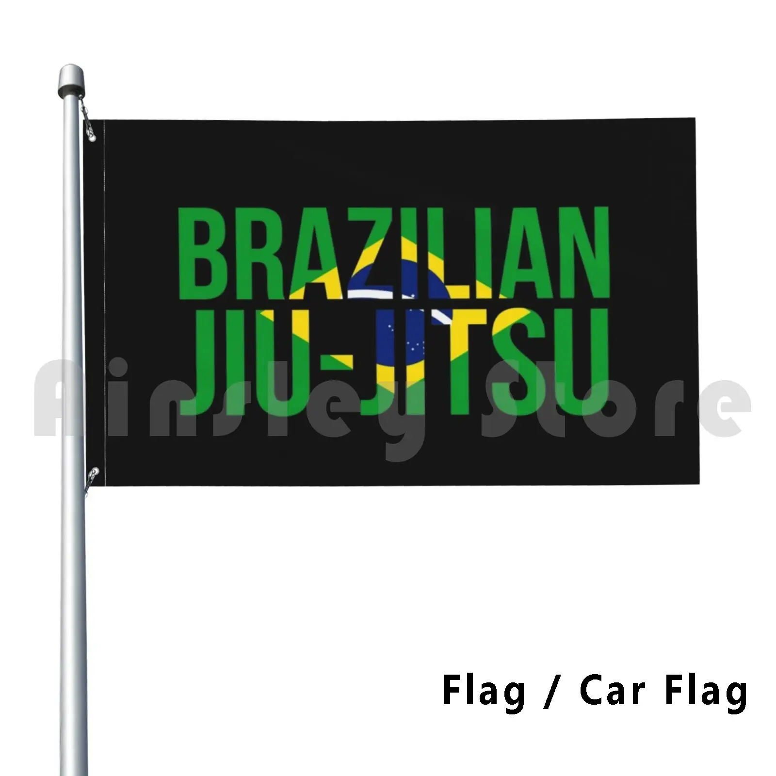 Brazilian Jiu Jitsu Flag Car Flag Funny Bjj Brazilian Jiu Jitsu Gracie Grappling Martial Arts Mixed