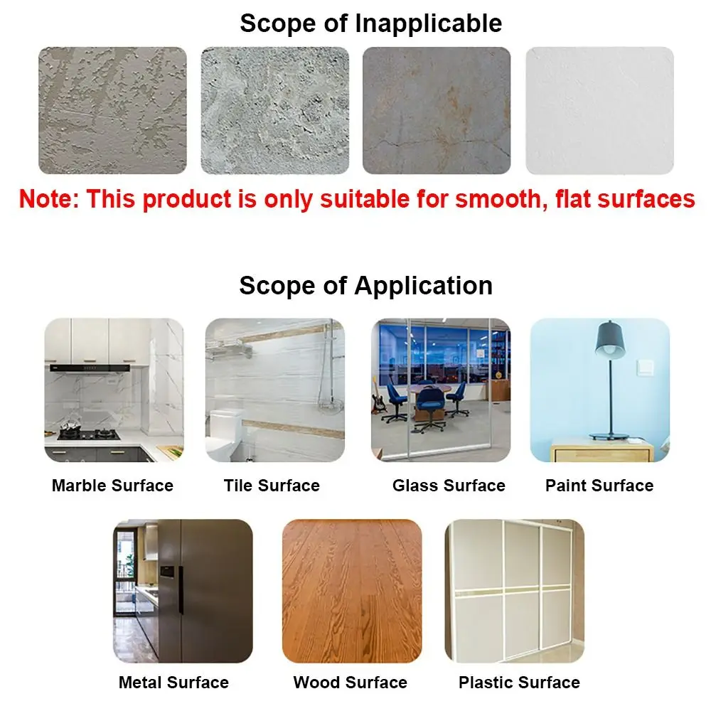 10M/Roll Brushed Windowsill Waist Line Wallpaper Door Frame Self-adhesive Wall Border Sticker Home Decor PVC Waveguide Line