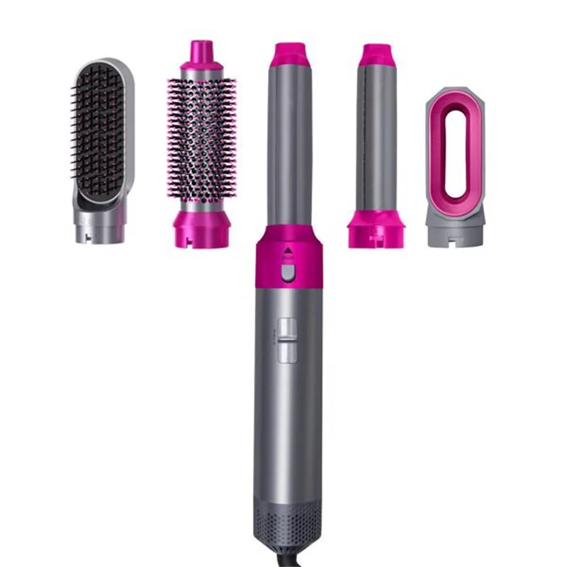 Hot Air Hair Blow Dryer Brush 7 In 1 Hot Air Brush Styler Dryer And Volumizer With Negative Ion Anti - Frizz Ceramic High Speed