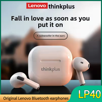 Lenovo LP40 Wireless Bluetooth Earphones TWS Touch Control Headset Gaming Headphones HD Call with Mic Earbuds 2025 New Choice