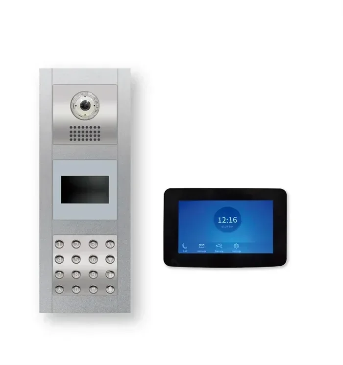 

Hot Selling TCP/IP 7" Touch Screen Video Intercom Security System for Villa and Apartments Building