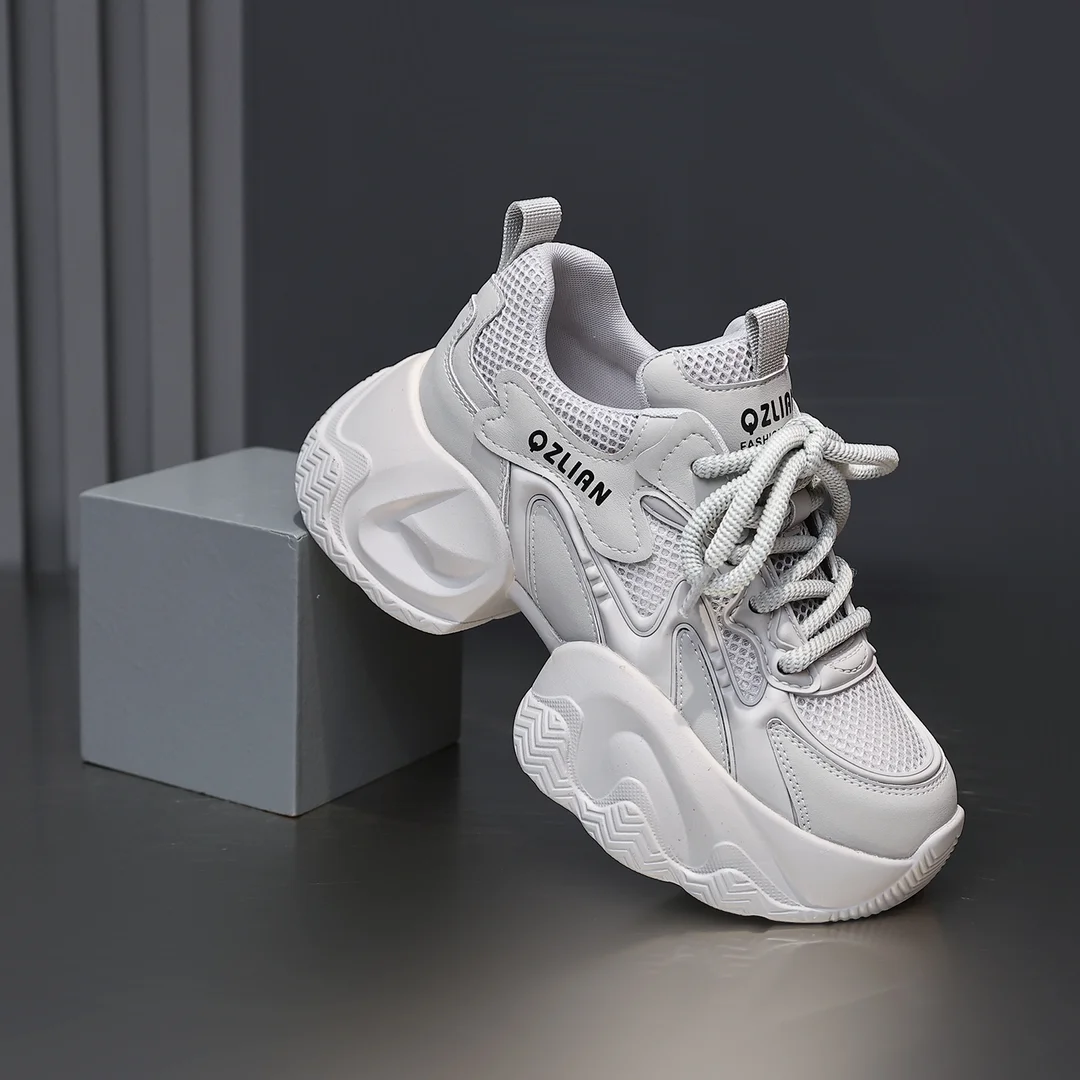 Fashion Shiny Ladies Shoes Sneakers Women Trend 2024 New Spring Platform Lace Up Rhinestone Women Casual Shoes sneakers