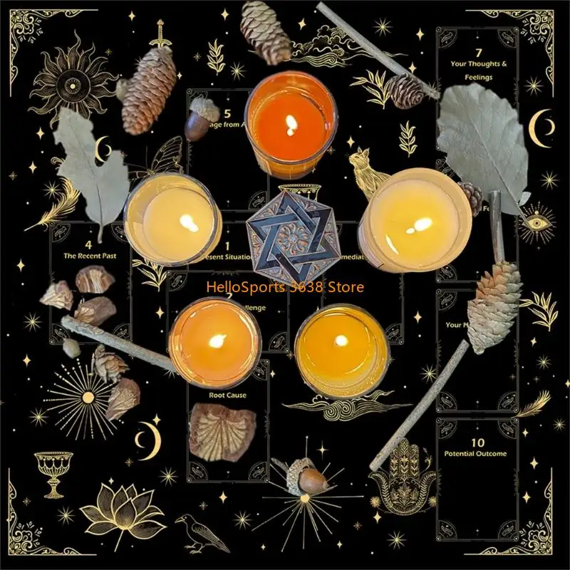

A52F Velvets Divination Tarots Tarots Mat Night Theme Tarots Tarots Tarots Tarot