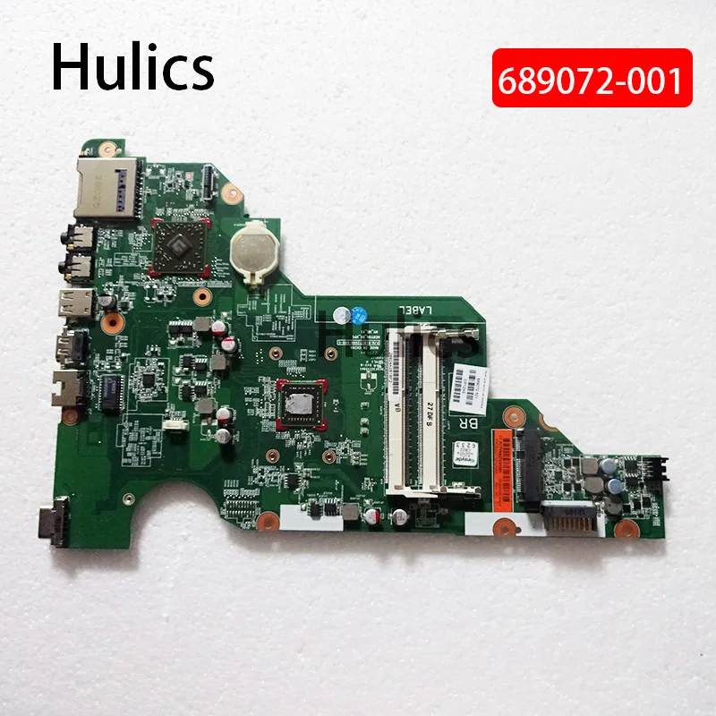 

Hulics Used Laptop Motherboard 689072-001 For HP 655 E1-1800 689072-501 689072-601 Notebook Mainboard