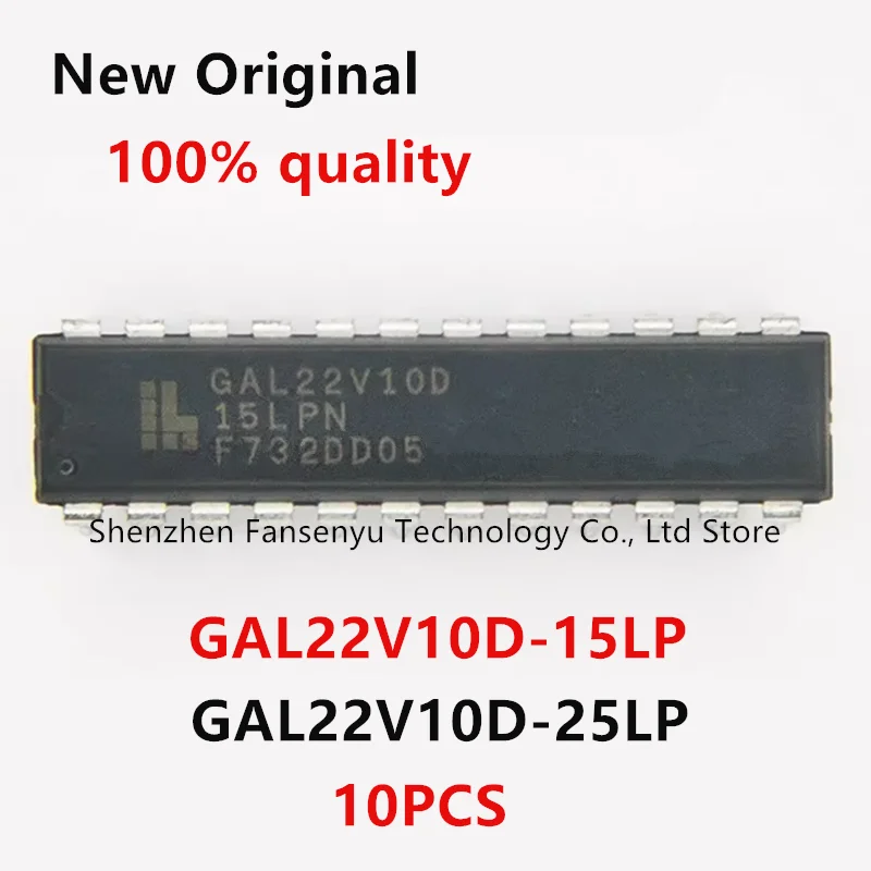 

10pcs/lot GAL22V10D-15LP GAL22V10D-25LP GAL22V10D-25LPN GAL22V10D DIP-24 GAL22V10 IC Chipset