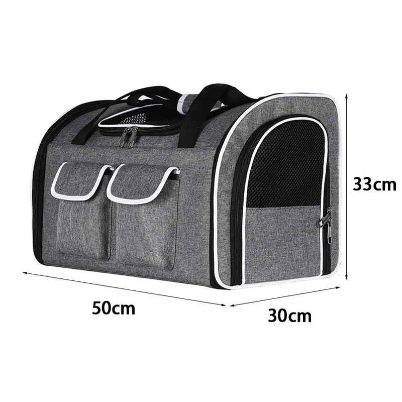 Imagem -06 - Mochila Transportadora Respirável de Grande Capacidade para Animais de Estimação Bolsa de Transporte para Cães e Gatos Pequenos Pet Shop