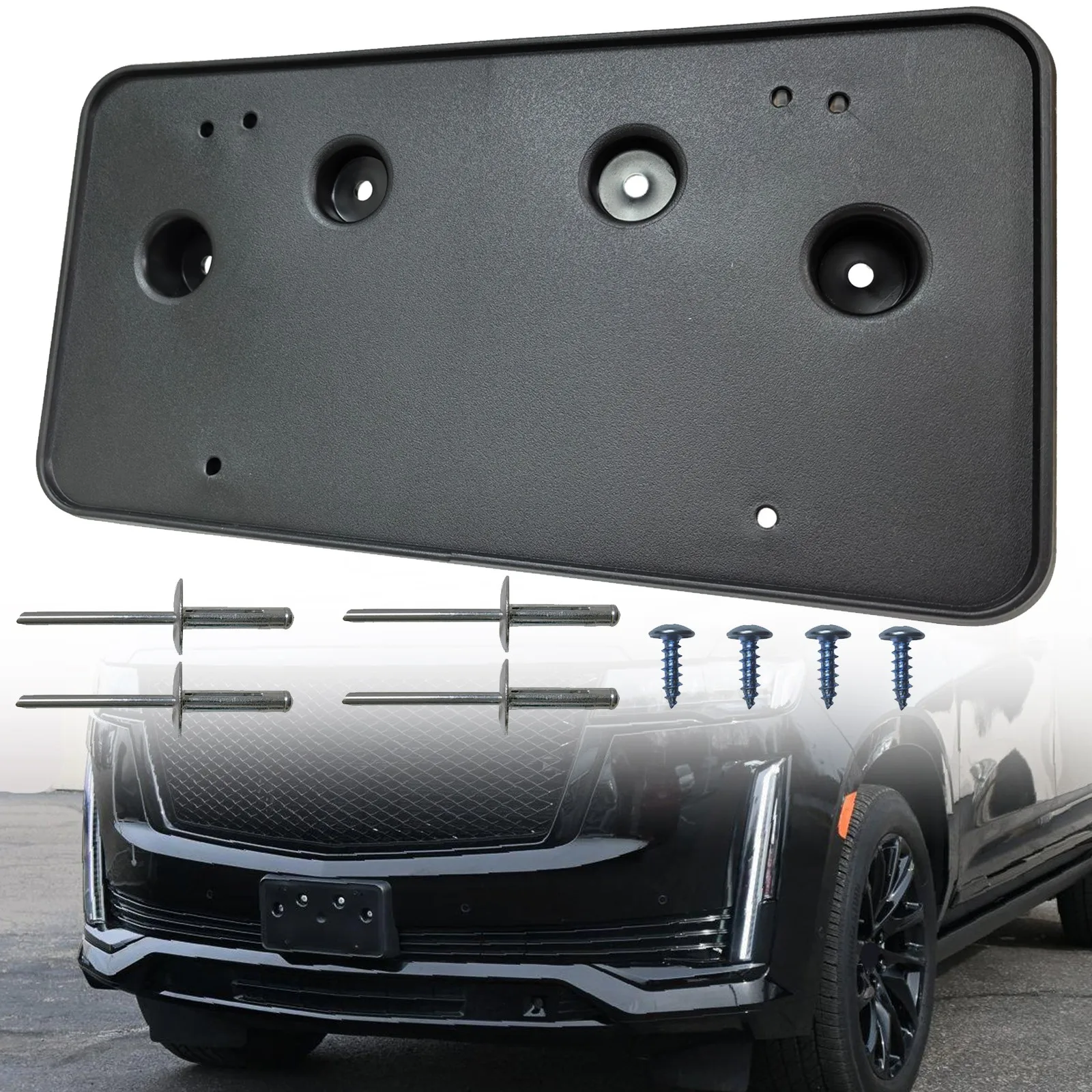 For Cadillac Escalade ESV 2021-2024 Front License Plate Frame Holder Mount Bracket