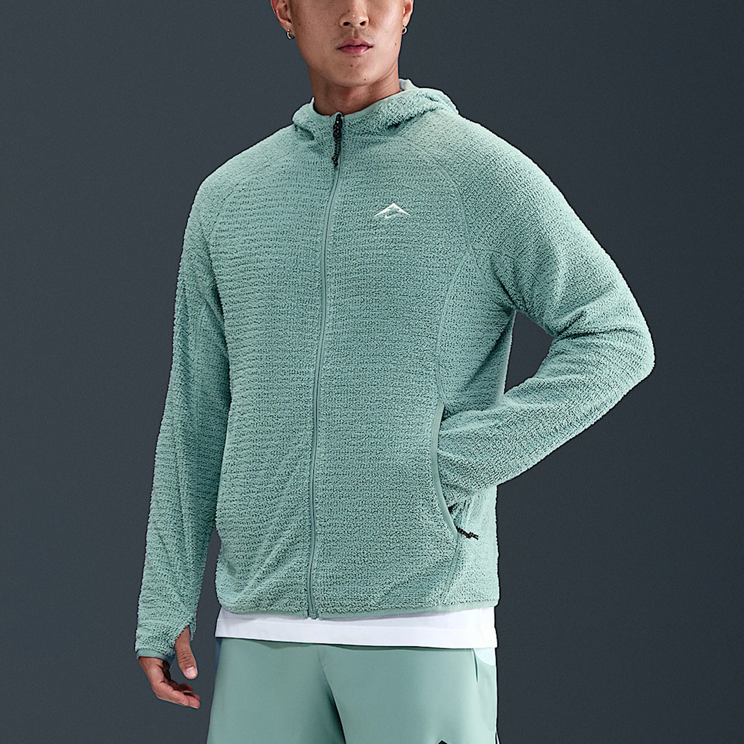 Nike genuine Trail Dri-FIT Men's Fleece Lined Trail Jacket HV2665-017