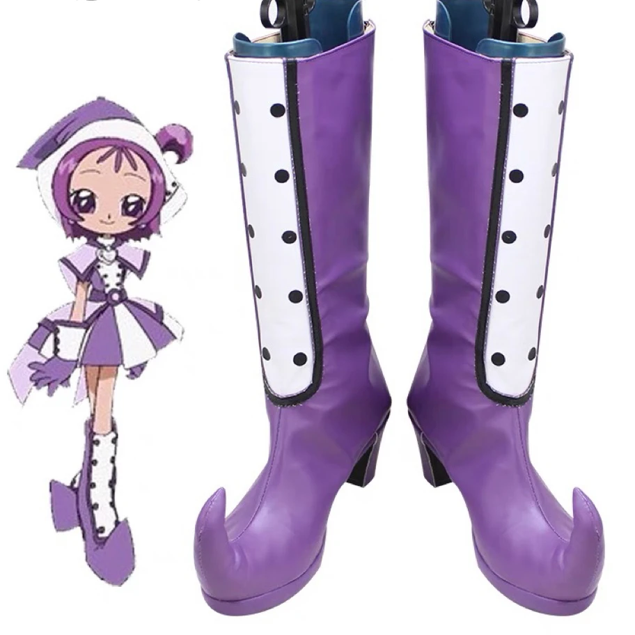 Ojamajo Doremi Dokka~n! Asuka Momoko Senoo Aiko Segawa Onpu boots Shoes Cosplay Custom Size