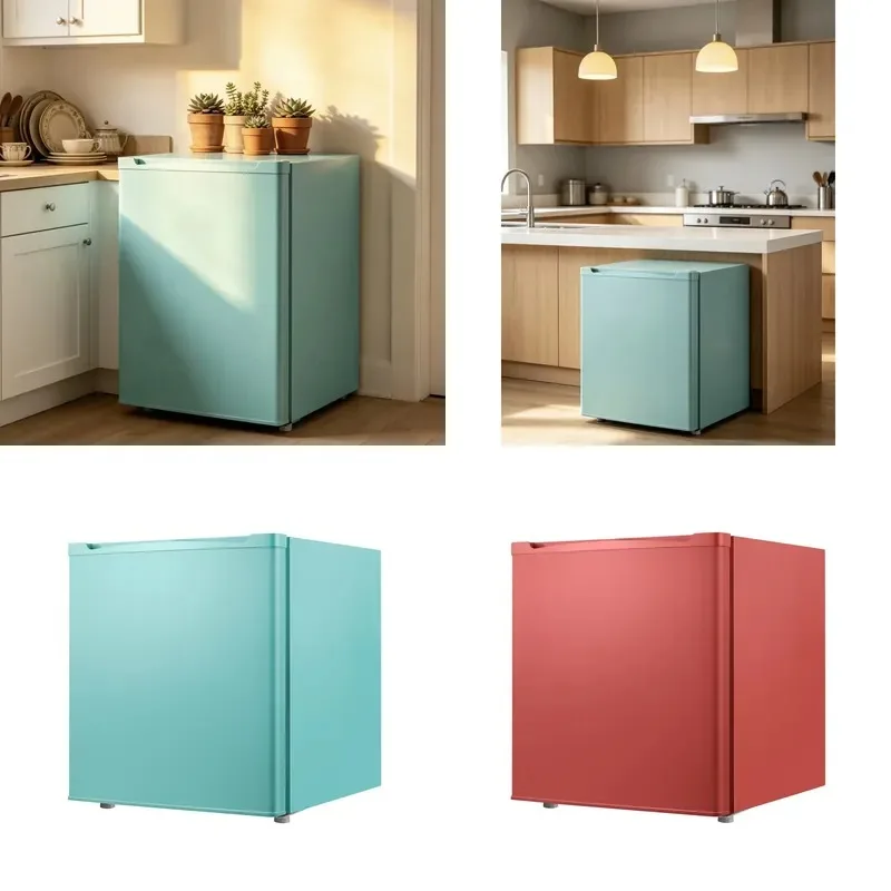 Mini 50L Single Door Deep Freezer Portable Small Storage Refrigerator for Home Dormitory Hotel