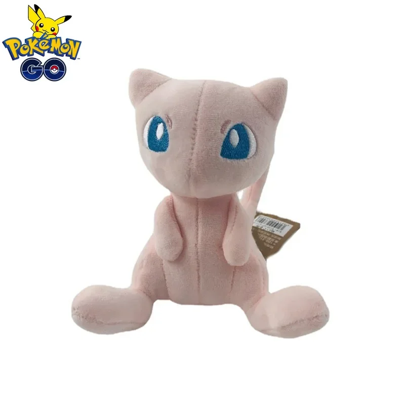 Mew Plush Anime Pokemon Plush Toys Cartoon Collection Mew Initial Version Plush Doll Kawaii Kids Christmas Gift 13cm