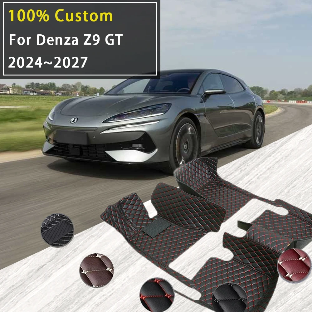 

Car Floor Mats For Denza Z9 GT EV PHEV 2024 2025 2026 2027 Waterproof Rugs Carpets Full Set Auto Interior Part Accessories