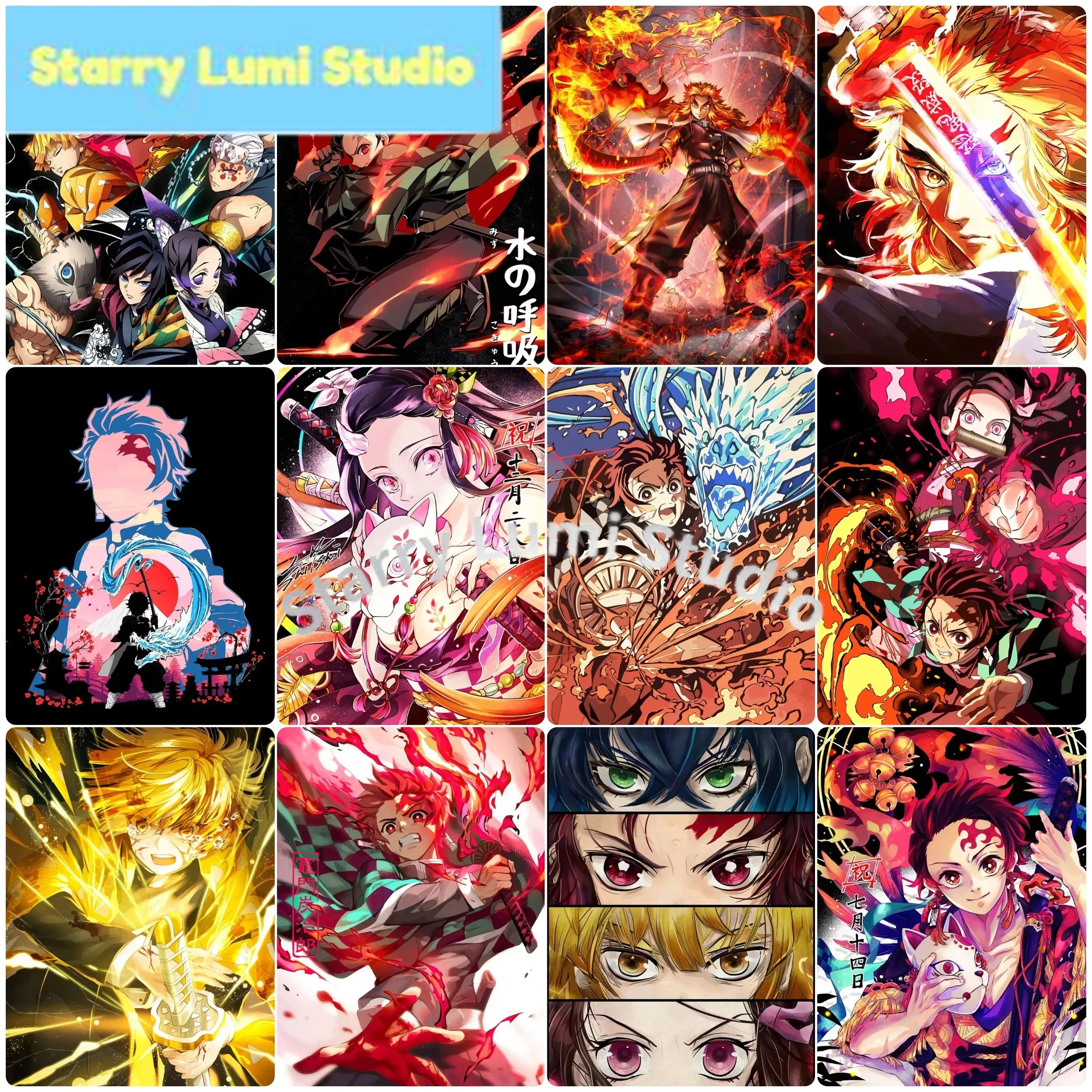 

Japan Classic Hot Anime Demon Slayer Diamond Painting Kit DIY Cross Stitch Handmade Art Gift Crafts Home Decor Children Gift