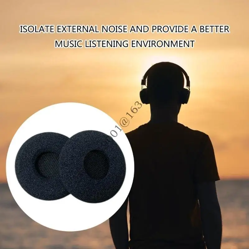 أذن الأذن الرغوة السوداء لـ Biz 2300 USBDUO HearSets تخفيضات ضوضاء فائقة. H05A