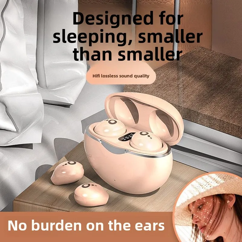 

JIAOLEI in Ear Mini Wireless Headphones Invisible 5.3 Bluetooth Earphones Noise Reduction Sleep Earbuds HIFI Music Game Headset