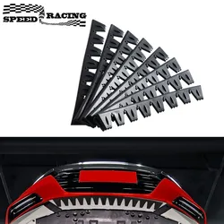Front Bumper Scrape Guard Skid Plate Protection Stickers Anti-Scratch DIY Bumper Protector Kit For SUV Accessories Universal 