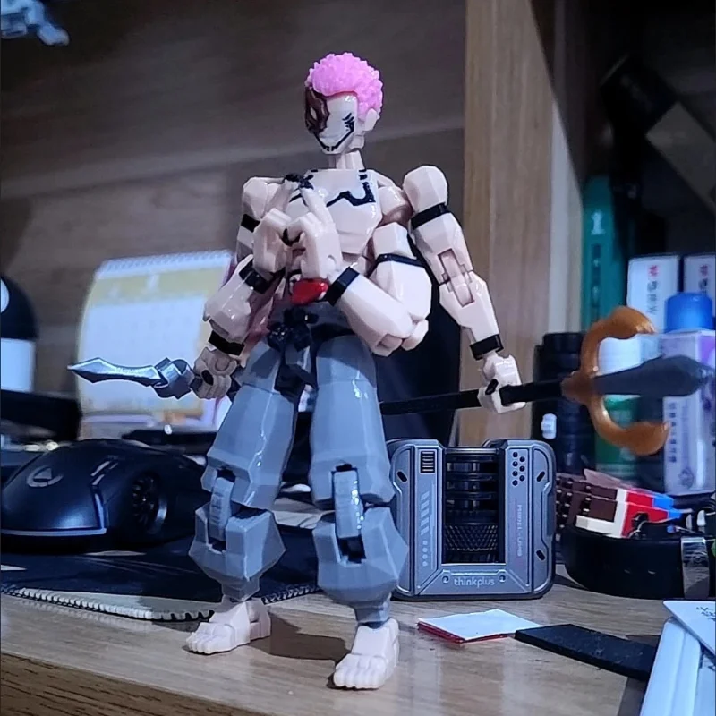 

3d Printed Kaisen Ryomen King Of Curses Heian Sukuna Multi-Jointed Shapeshift Toys Action Figures Model Fashion Ornaments Toys