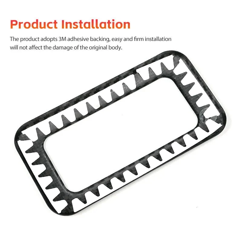 سيارة القراءة مصباح ملصق تقليم ألياف الكربون ل Abarth 595 695 فيات 500 2007-2019 2020 2021 2022 2023 2024