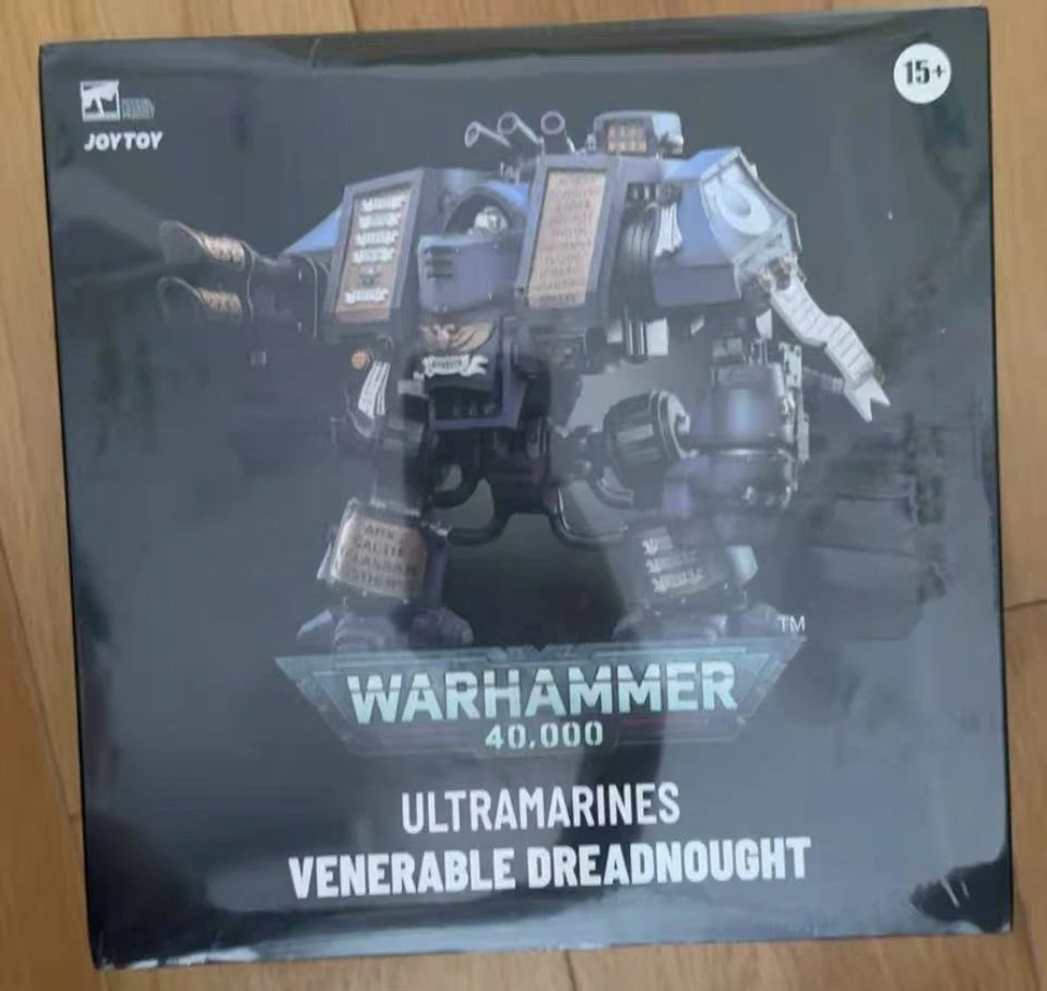 【JOYTOY】 1/18 figurine Warhammer 40K Ultramarines modèle militaire Vénérable Dreadnought