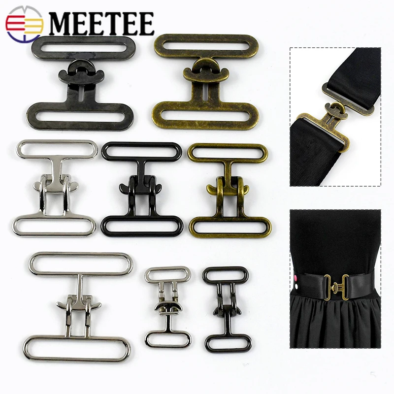 

2/4Pcs 20/40/50mm Metal Buckles Adjustable Belt Buckle for Men Clothing Fastener Hasp Hook Waistband Clasp Hardware Accessories