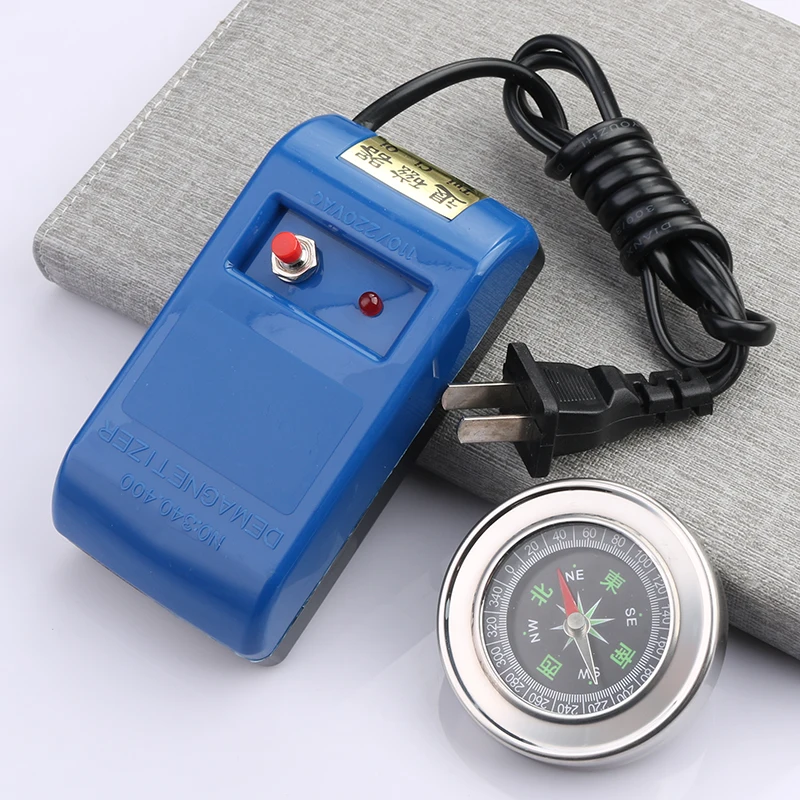 2PCS Watch Demagnetization Tool And Compass Mechanical Watch Demagnetizer Time Adjustment Proofreading Repair Test Kits