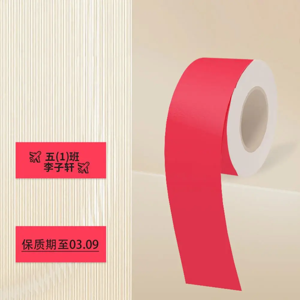 Cinta autoadhesiva de papel térmico, pegatina colorida resistente al aceite para varios usos