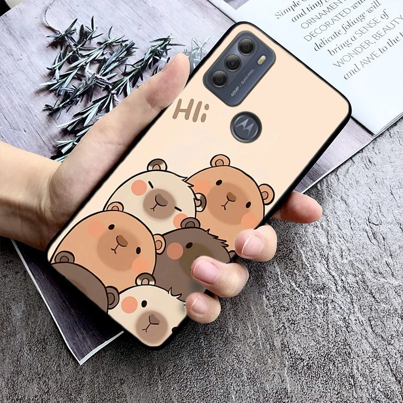 

Cute Capybara Phone Case For Motorola Moto G85 G55 G05 G14 G75 G31 G50 G10 G20 G30 G60 G13 G32 G84 G54 G53 G72 G24 Power