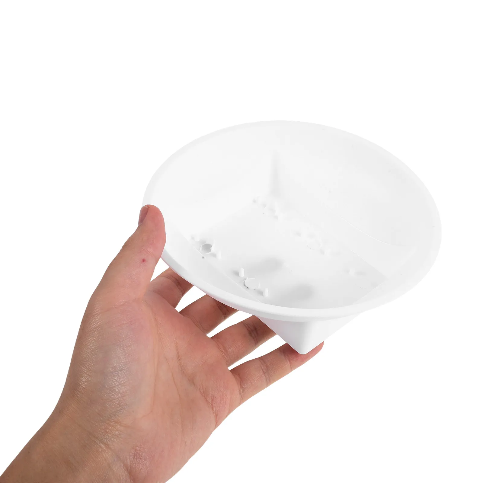 Floral Foam Tray Base 10 Pack White Plastic Flower Arrangement Holder for Weddings and Fresh Bouquets