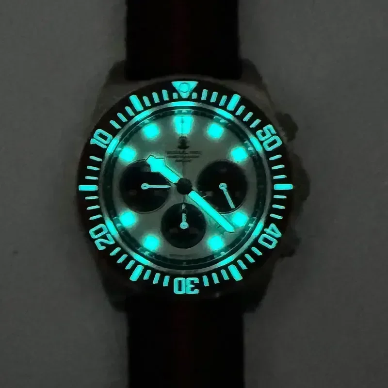 Titanium Watch for Men Chronograph Vs75b Solar-Powered Movement Watch Bgw9 Super Luminous 20 ATM Replica Watch Dropshipping