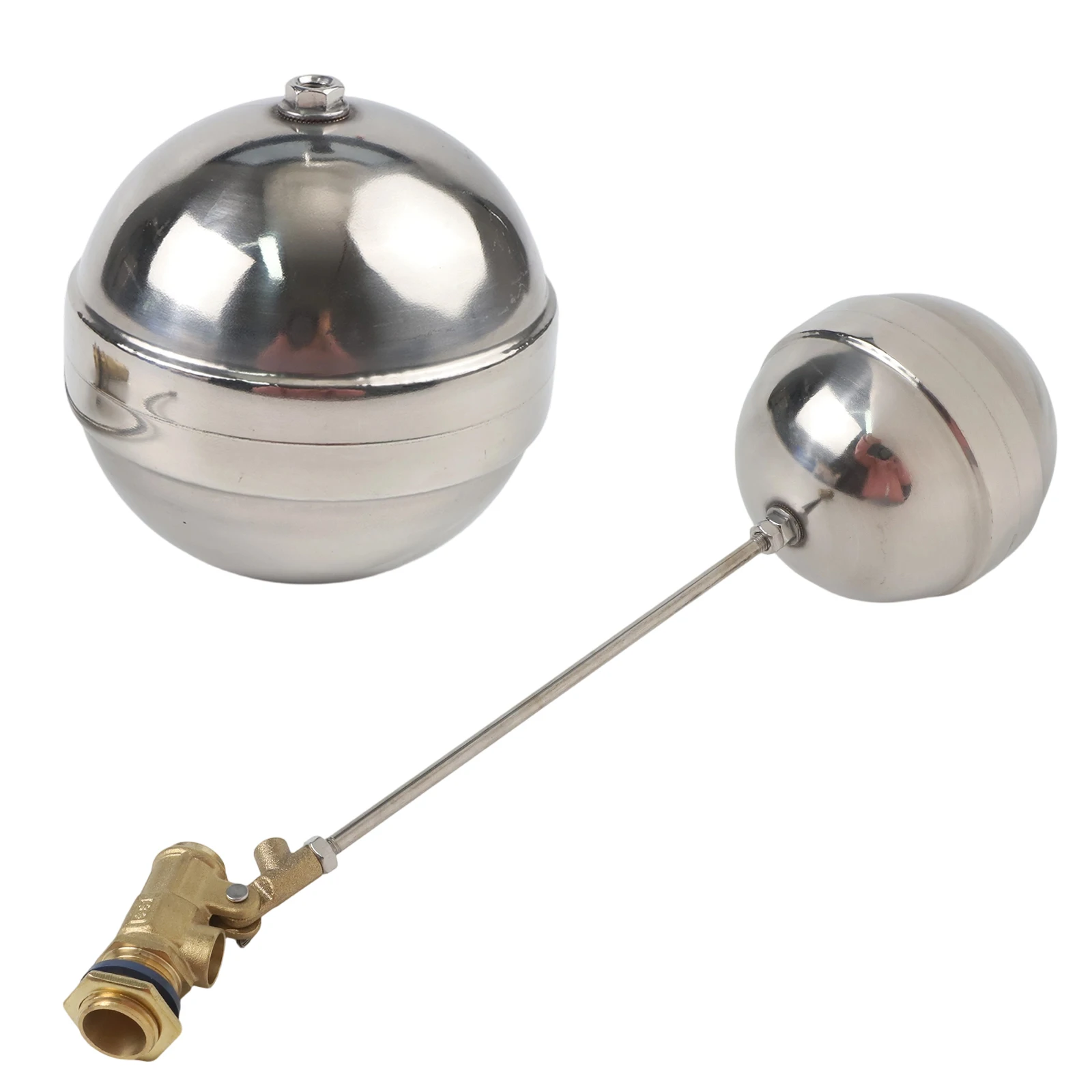 Brass DN15 Float Valve For Flow Control In Water Storage And Distribution Systems With G1/2 Inch Thread Interface