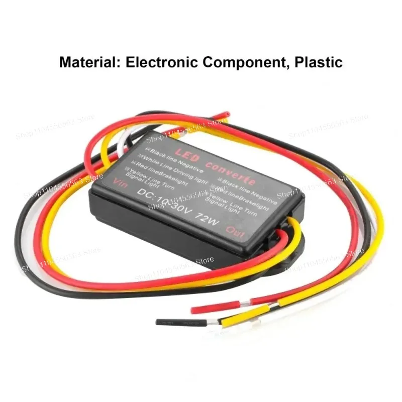 

Универсальный модуль контроллера вспышки-стробоскопа 10-30 В — адаптер для светодиодных боковых габаритных, стоп-сигналов, стоп-сигналов поворота