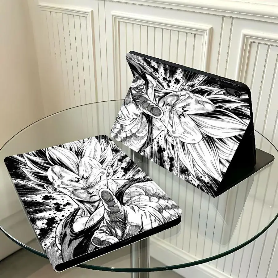 with Pencil Slot Case for Samsung Galaxy Tab A8 S10 Plus S9 FE S11 A9Plus S9+ S10 Lite S10FE S7 S8+ A7 Lite A11 Goku Dragons
