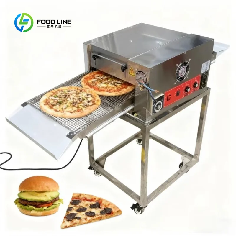 Customized Automatic High Efficiency Pizza Oven Electric Restaurant Conveyor Chain Gas Electric Pizza Oven Track Pizza Oven