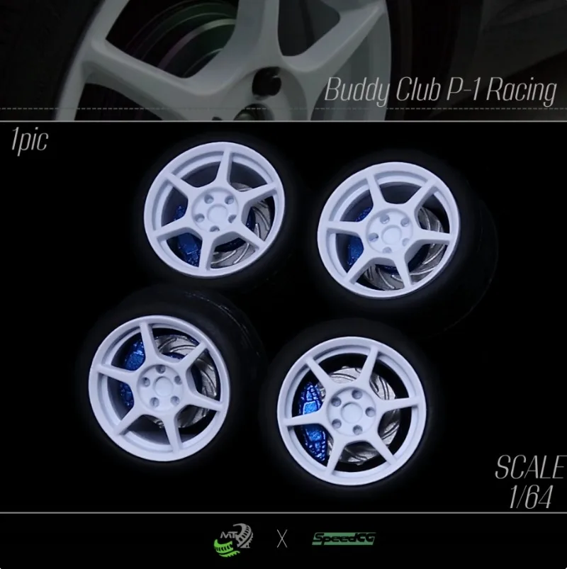 자동차 수정 휠 허브 1/64 SpeedCG SE084/80/81/79 8.4/9.4/11mm 수지 휠 고무 타이어 1:64 정적 모델 자동차에 적합