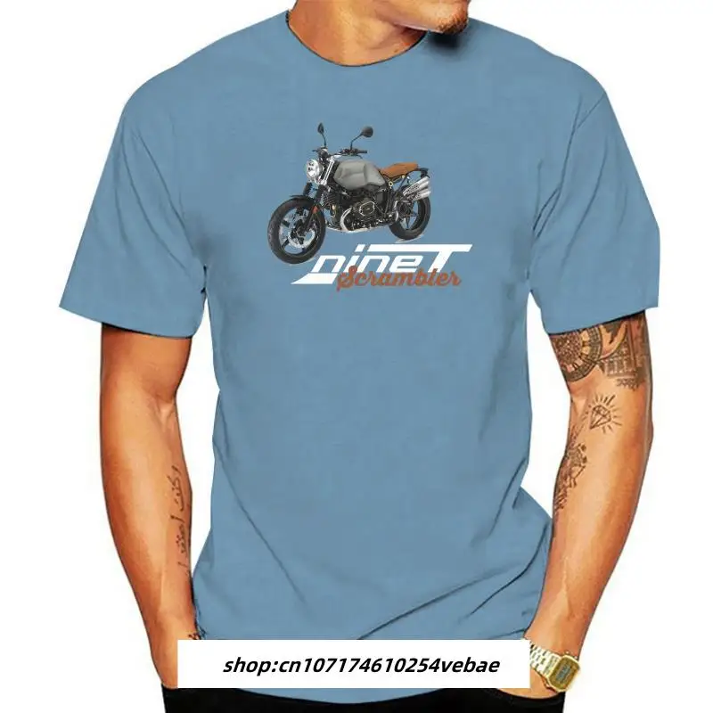 R NINE T SCRAMBLER MOTORCYCLE T-SHIRT NINE T German Motorcycle Motorrad TEE SHIRT