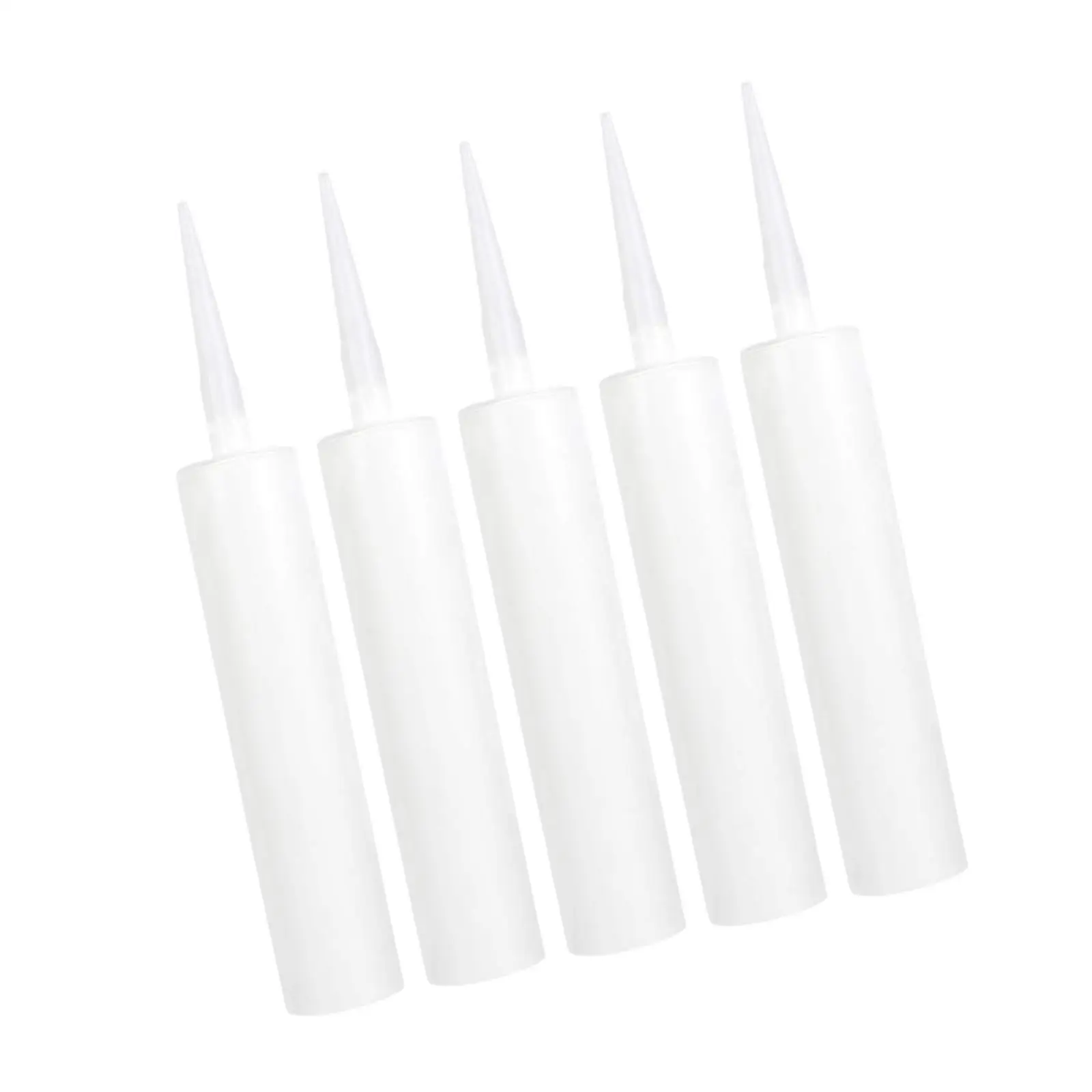 Plastic Empty Caulk Tubes Reusable Caulking Nozzle for Home Tile and Cement Grout Repairs