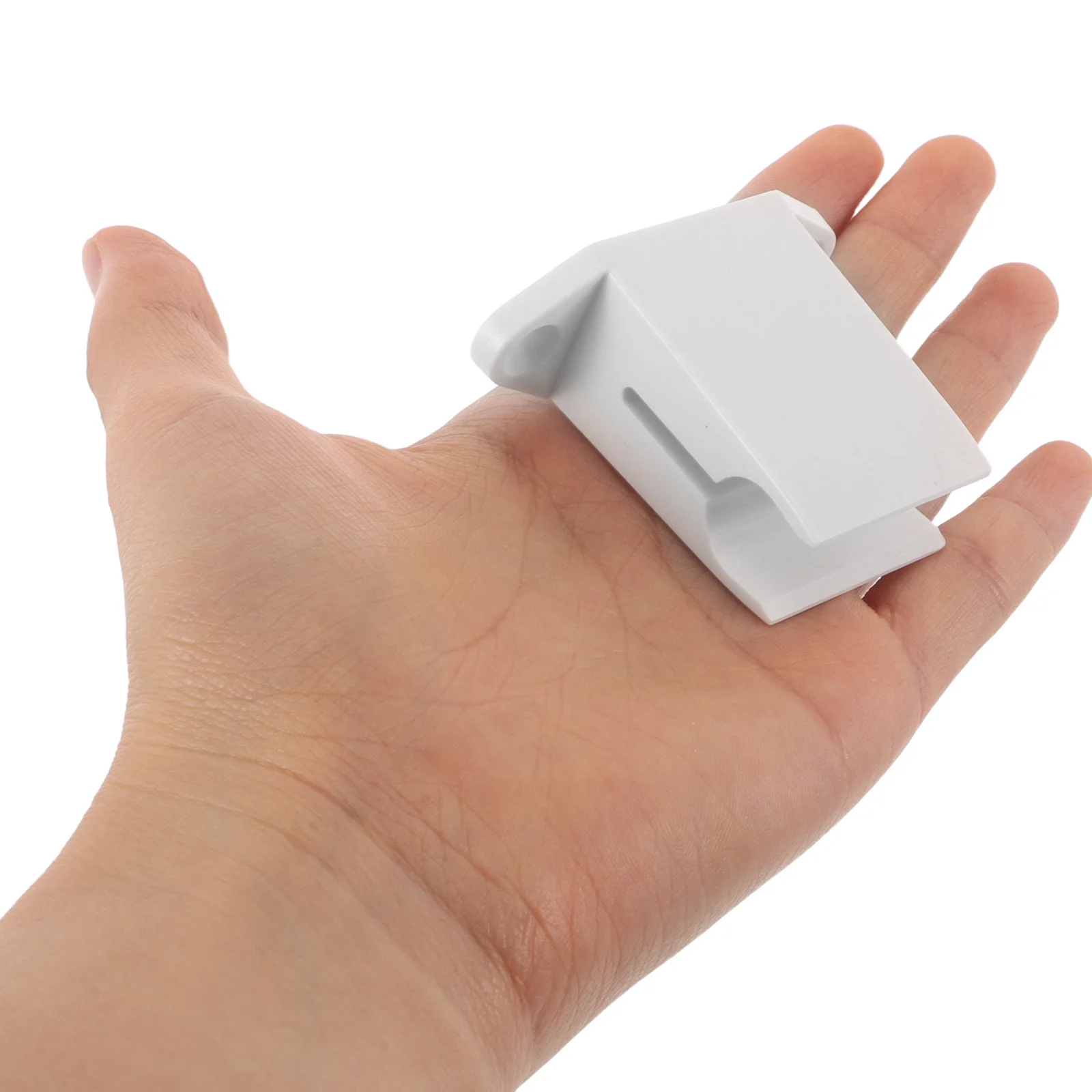 

6pcs Roller Shutter Crank Bracket White 13Mm Plastic Wall Mount Space-Saving Handle Storage For Awning Curtain Hardware