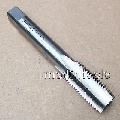 

Метрический левосторонний метчик HSS 18 мм x 2, шаг 2,0 мм