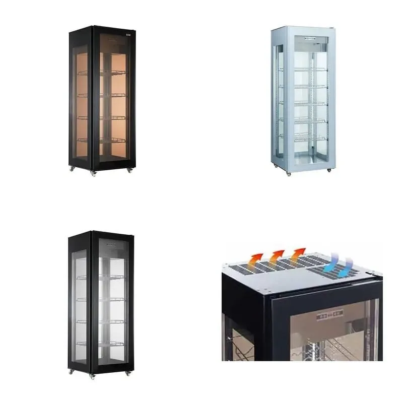 Commercial Vertical Refrigerated Display Cabinet 5 Star Catering Supplies Restaurant Kitchen Standing Display