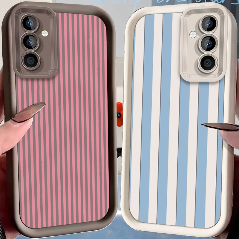 Vertical Pinstripes Case for Samsung Galaxy S26 S25 Edge S24 Plus S23 S22 Ultra S21 S20 FE A57 A56 A55 A54 5G A53 A51 4G Cover