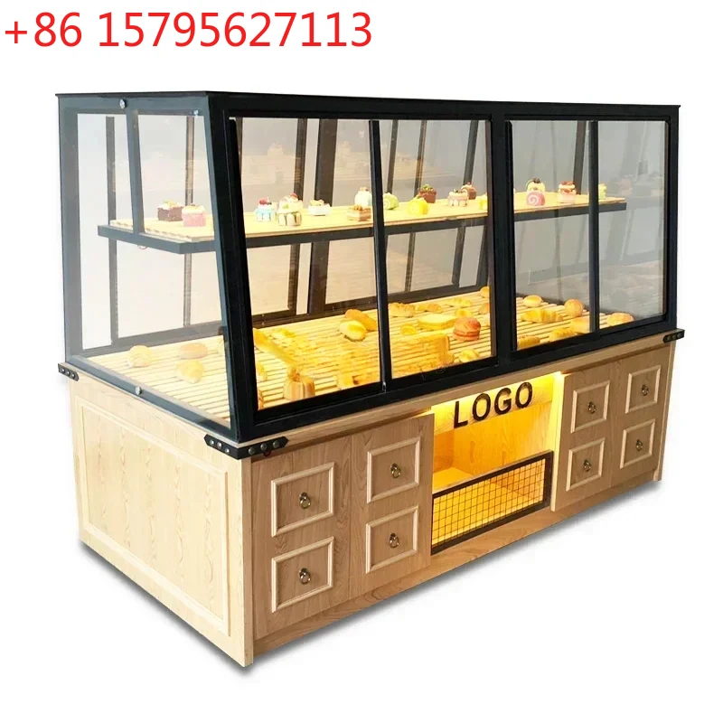 

Bread Display Cabinets Cake Model Glass Cabinet Commercial Display Stand