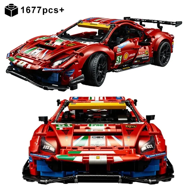 1:8 Scale Sports Car 1677PCS Building Blocks Kit Hypercar, 42125 Collectible Motorsport MOC Car Toy Gift for Men