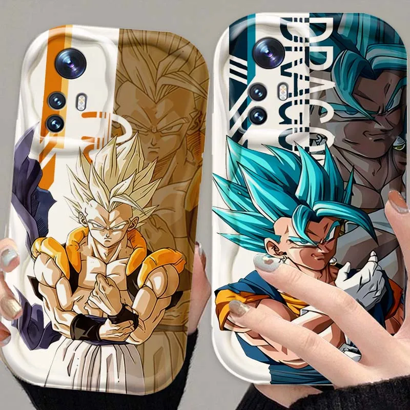 

Luxury Dragon Ball Warrior Phone Case For Xiaomi Mi 11 12 12T 14 15 Lite Ultra Poco F4 X3 X5 X6 X4 X7 M6 F6 Pro 5G Wave Oil