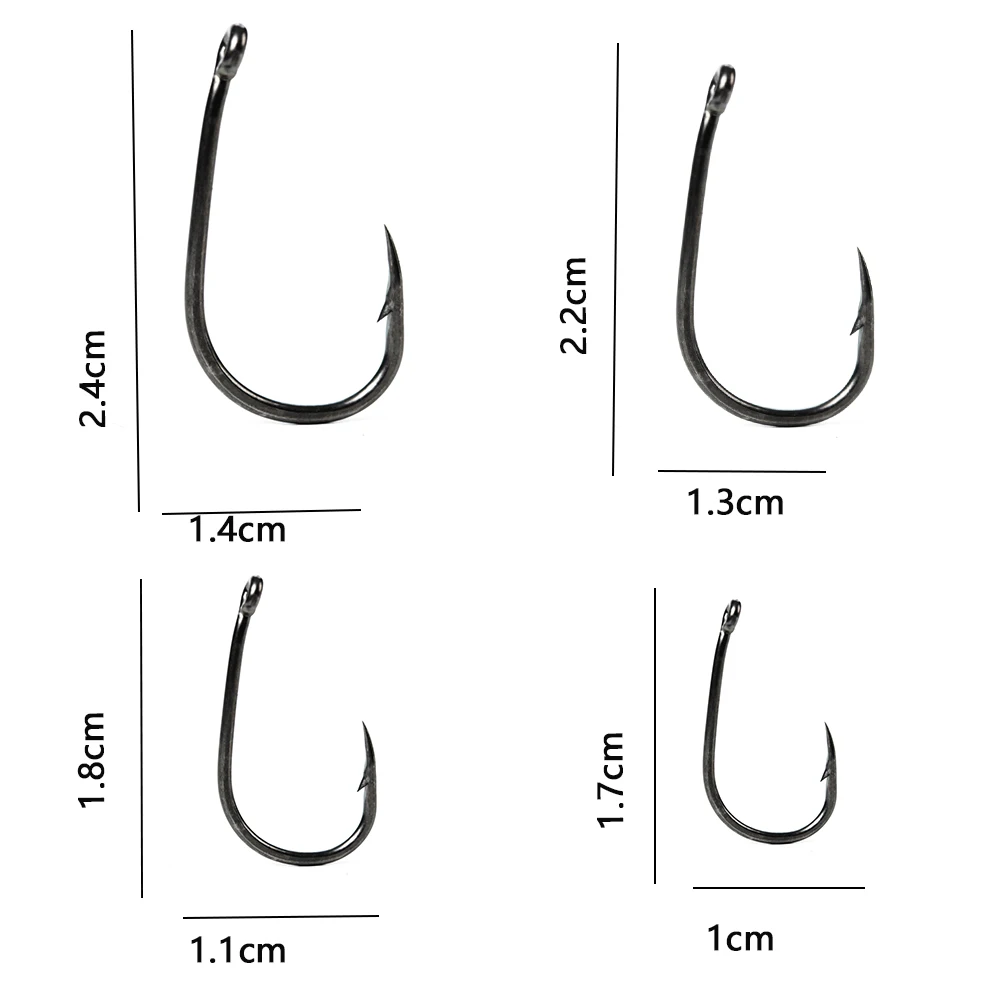 10 قطعة خطاف تهزهز الأسماك اليابان عالية الكربون الصلب يطير الصيد معالجة دائرة السنانير الكارب هوك الأخطبوط السنانير معدات صيد الأسماك منحني الظهر