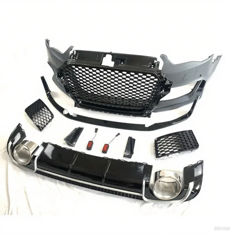 

Factory Price A3 8V S3 Upgr RS3 Front Bumper with Grille A3 Diffuser Body Kit A3 S3 2013 2014 2015 2016 Car Body Kit