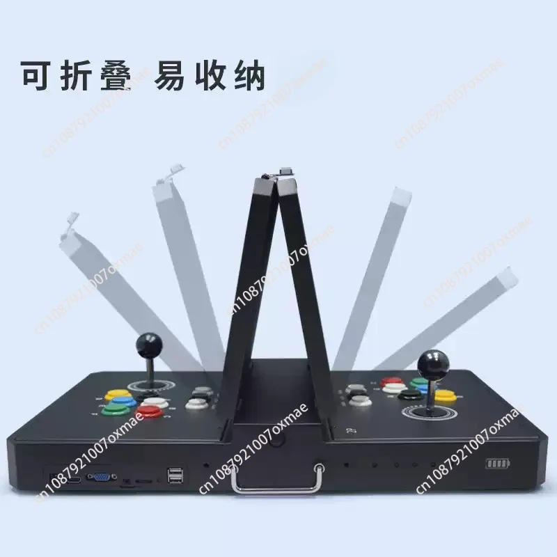Home Portable Folding Arcade Machine Double Screen Joystick  Moonlight Box